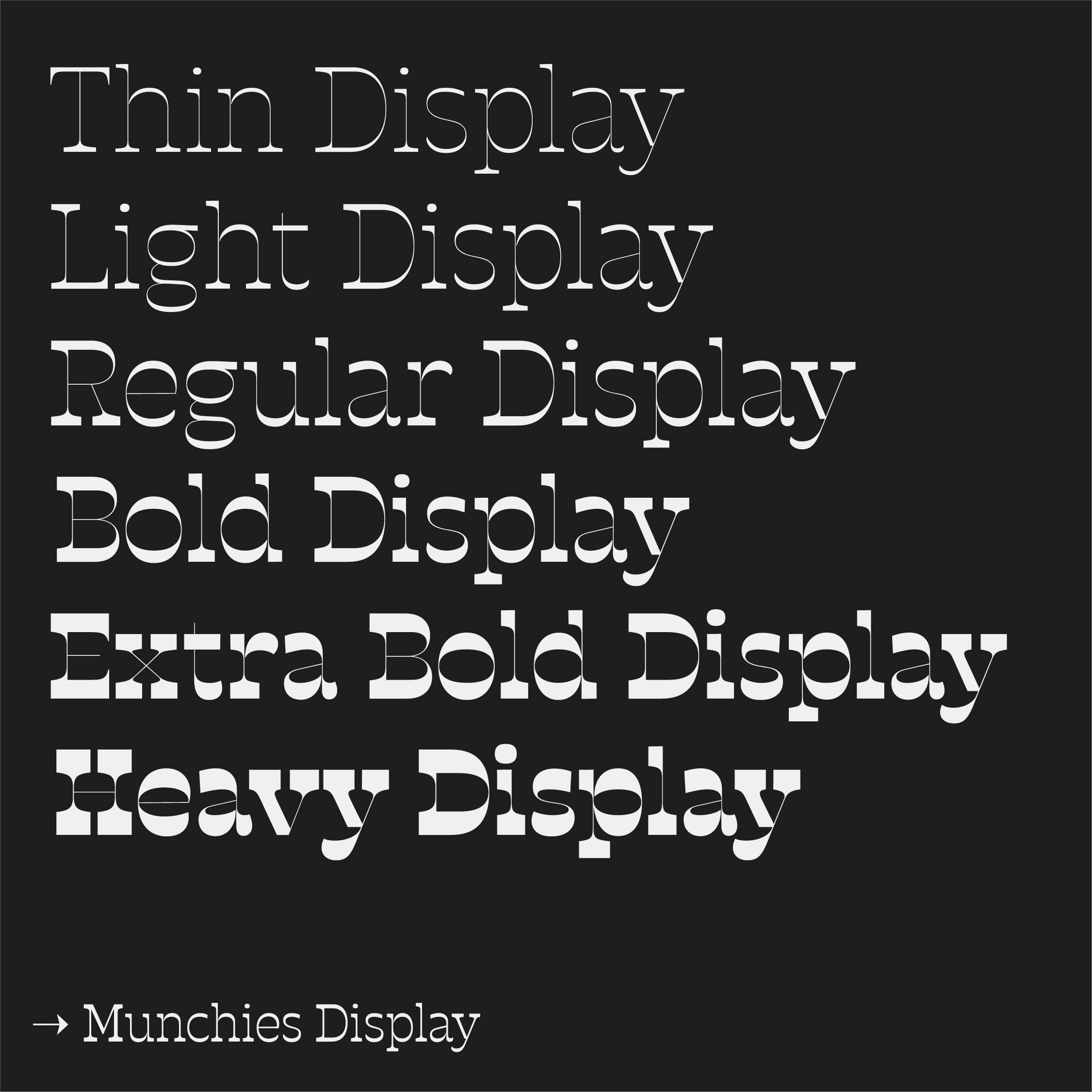 Munchies font